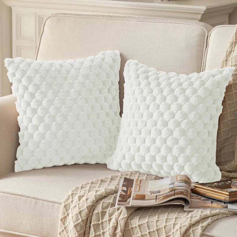Geo Luxe Cushion Cover Set (Cream) - Set Of Two media 1