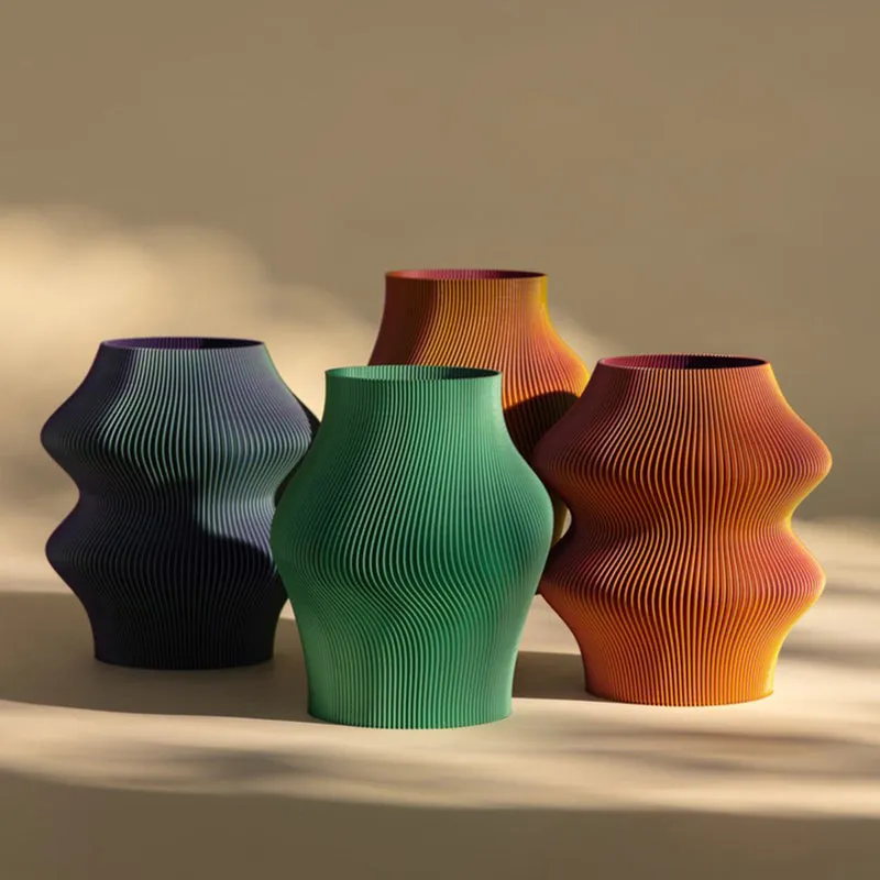Fig Living Muse Vase RY (3d Printed) - Two Piece Set media 13