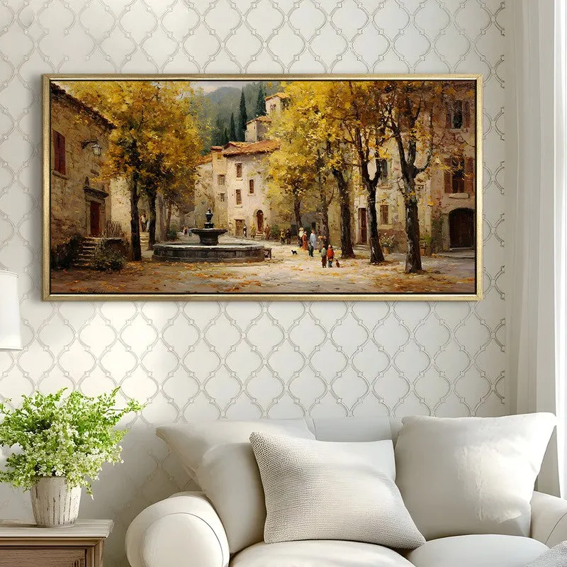 Quietude Canvas Wall Painting With Frame media 4