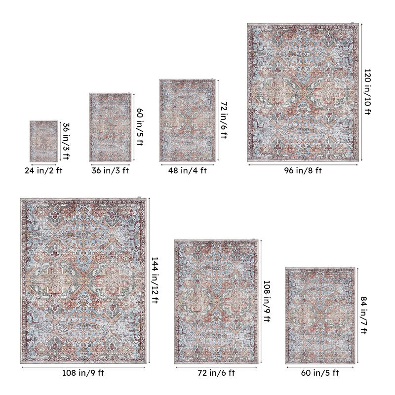 Isabella Ethnic Carpet - Beige media 13