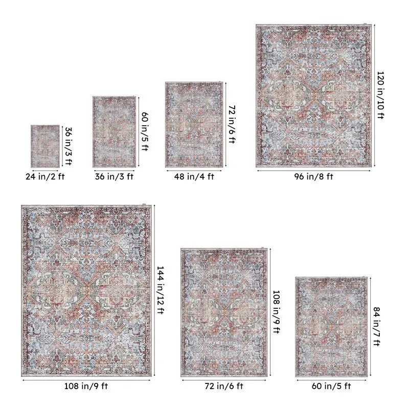 Isabella Ethnic Carpet - Beige - 13