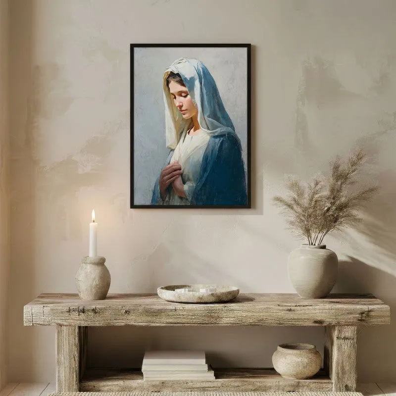 Grace in Devotion II Archival Paper Wall Painting With Black Frame media 3