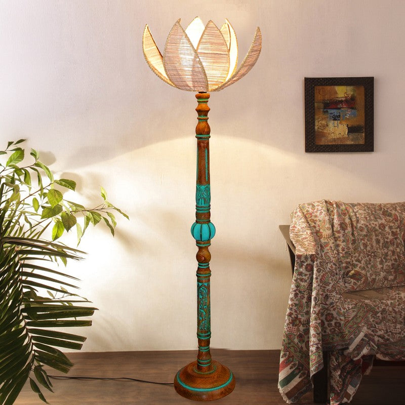 LotusEdge Tower Floor Lamp