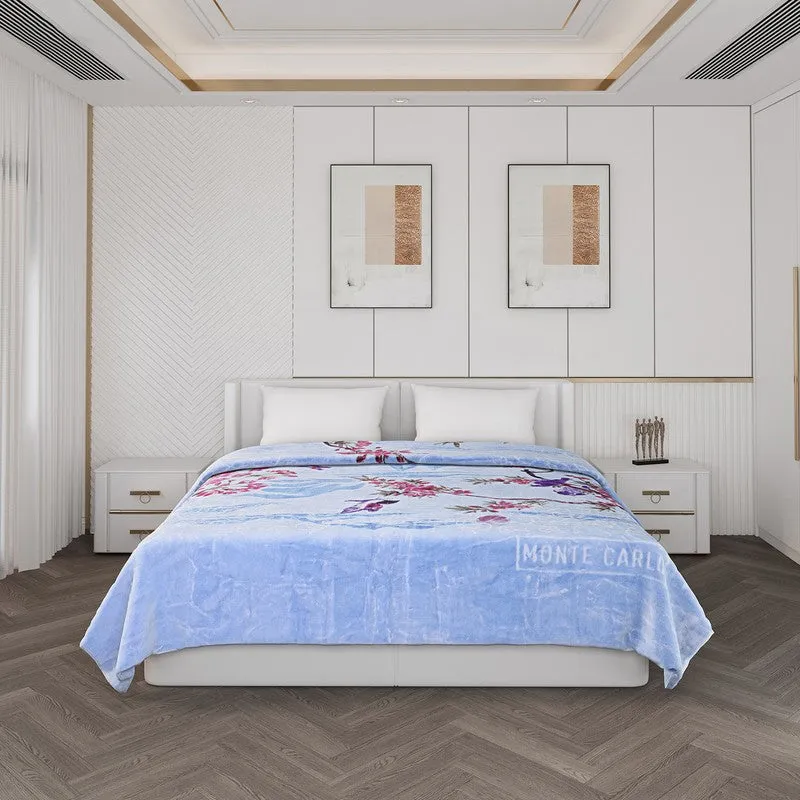 Monte Carlo Azure Blossom Blanket - 850 GSM media 4
