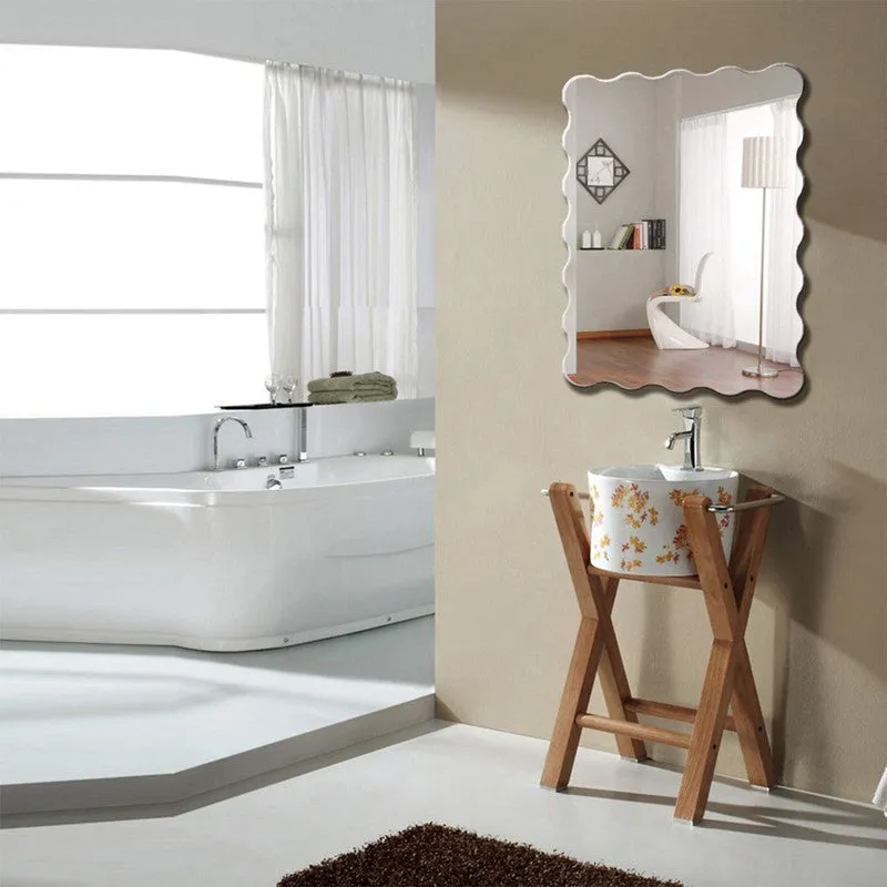 Opularch Glass Frameless Wall Mirror media 4