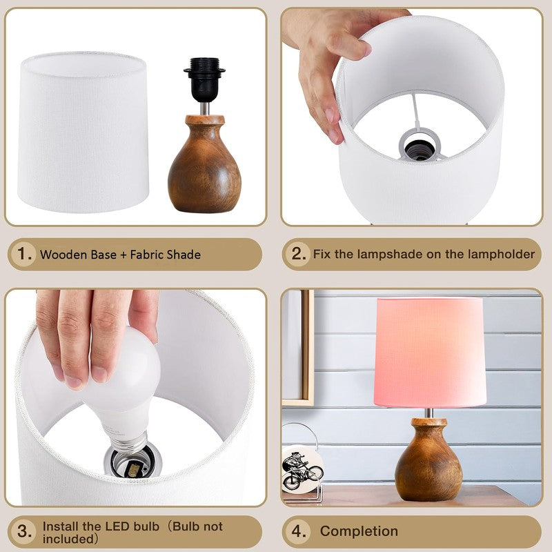MonoEcho Wooden Table Lamp media 7