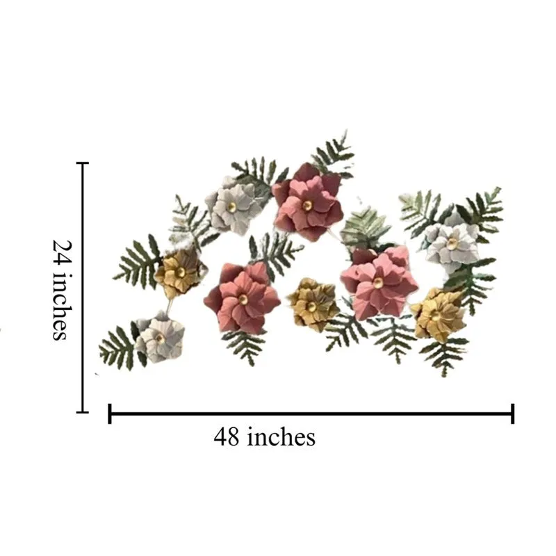 Jardin Luxe Floral Metal Wall Accent media 5