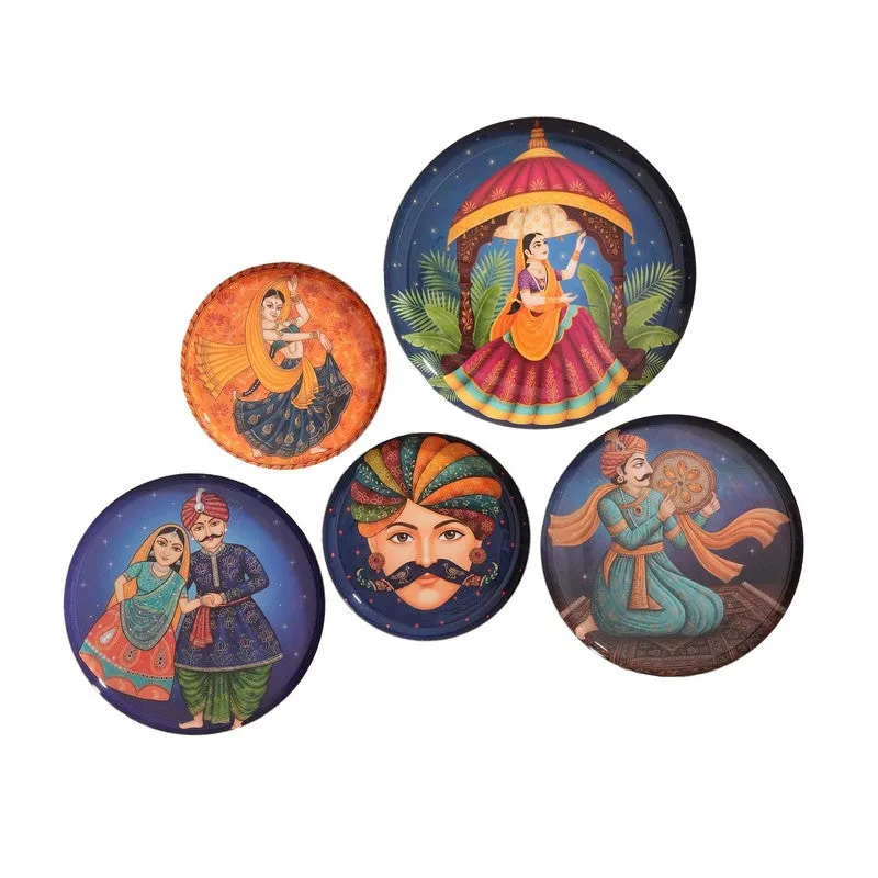 Sacred Grove Wall Plates - Set of Five media 4
