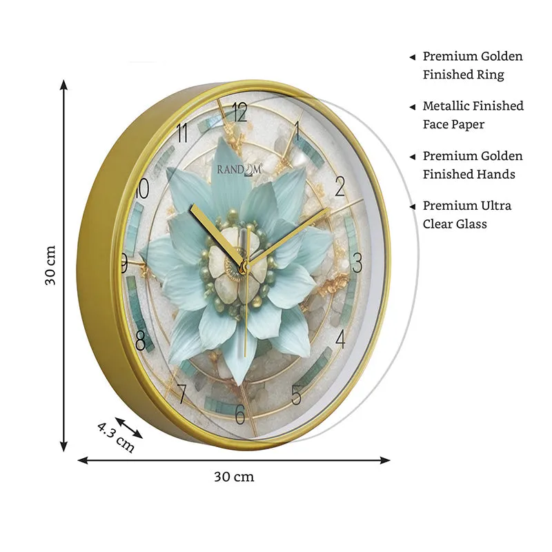Flora Frame Analog Wall Clock media 8