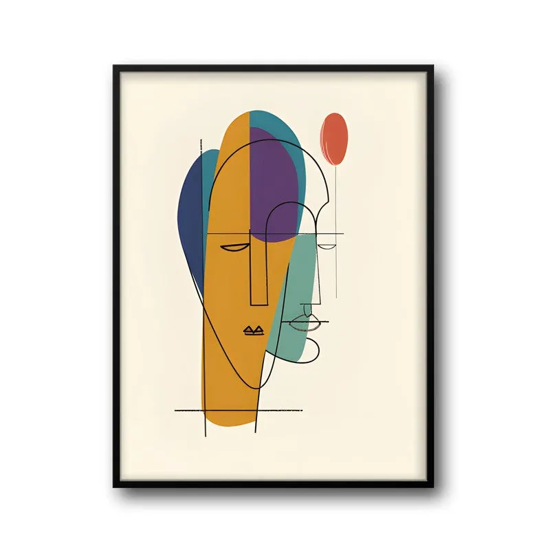 Line Of Thought Framed Canvas Wall Painting media 6