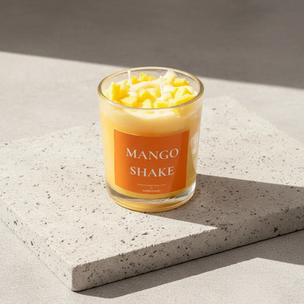 Mango Shake Scented Candle - Mango media 1