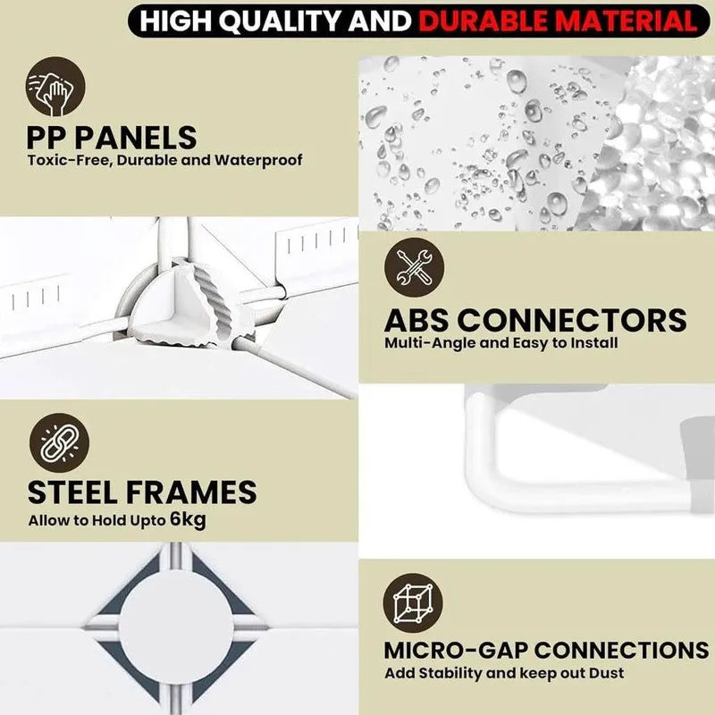 StepWise White Plastic & Metal Shoe Racks media 6