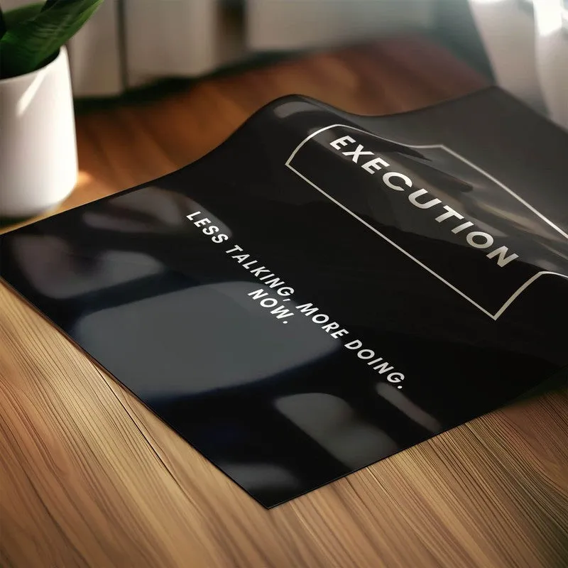 Bold Execution Wall Poster media 6
