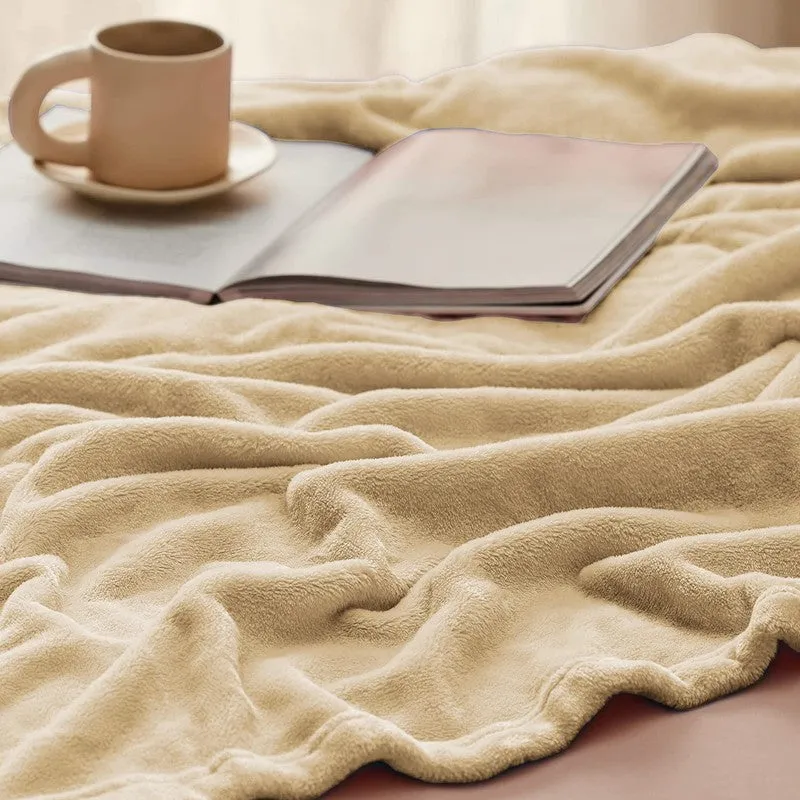 Soft Elite I Blanket(Beige) - 220 GSM media 3