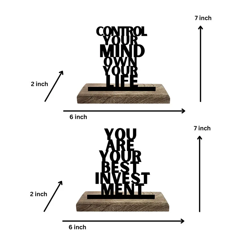 Own Your Life Showpiece - Set Of Two media 5