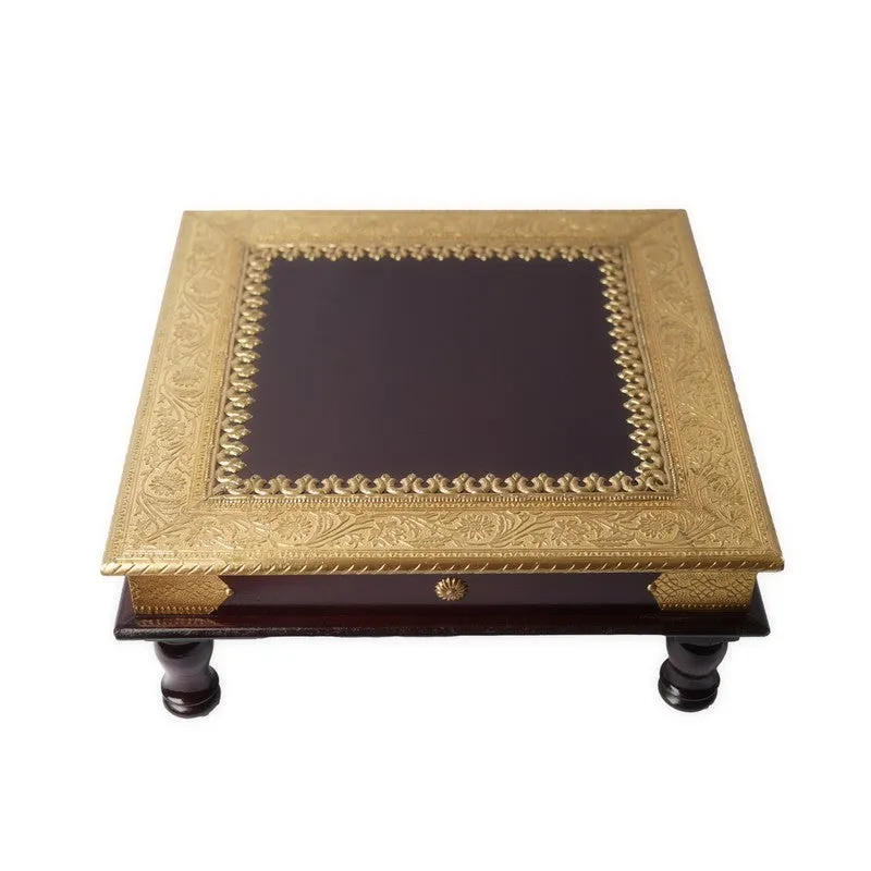 Morik Ethnic Mango Wood & MDF Stool media 3