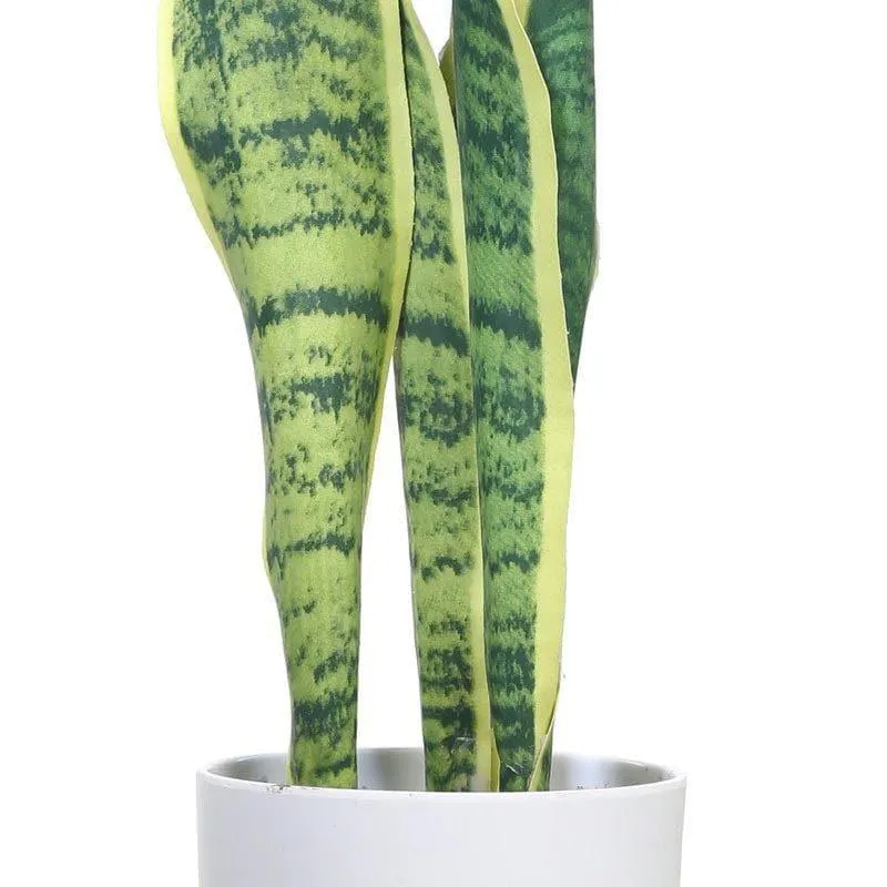 Faux Snake Plant Bonsai (45 cms) - Light Green media 3
