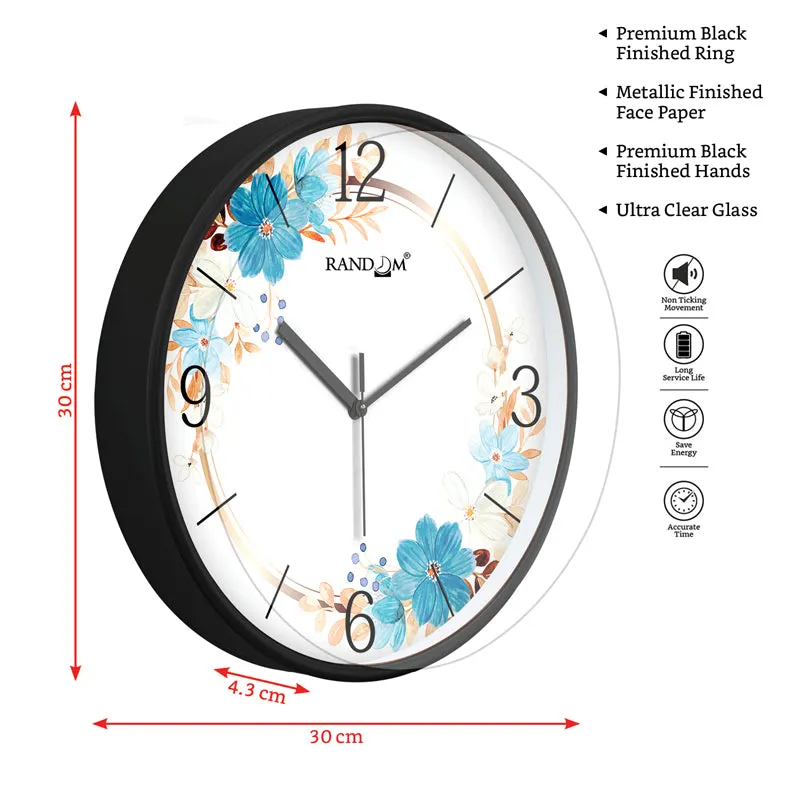 Nash Floral Wall Clock media 5