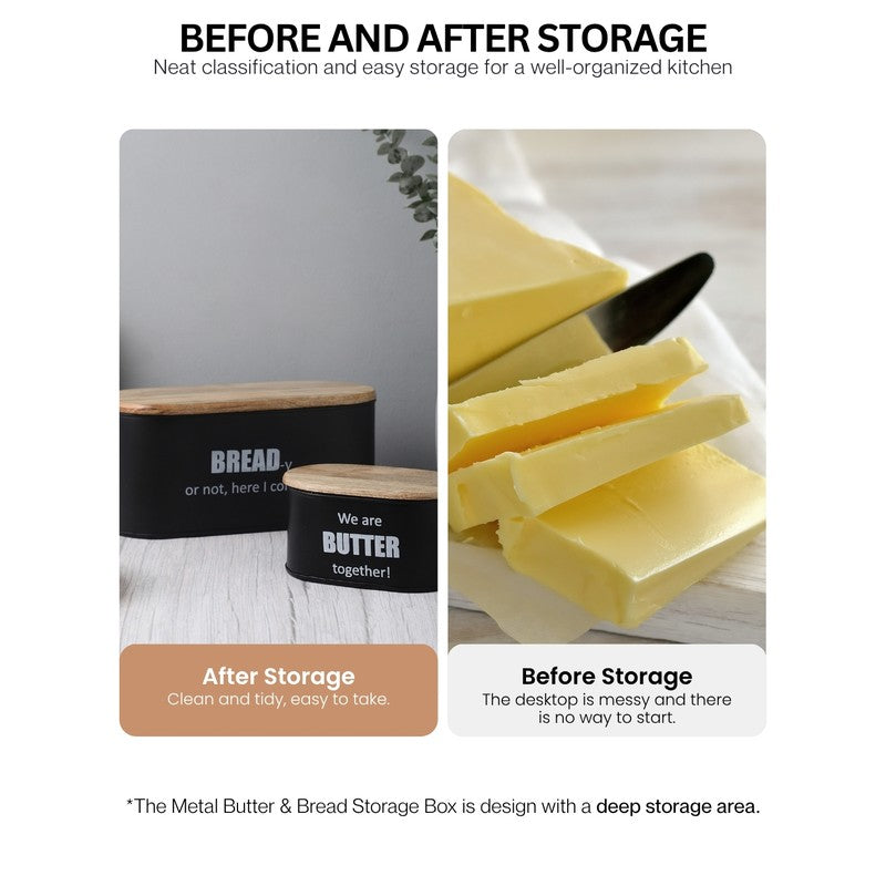 Eco Friendly Storage Bread Box - Two Piece Set media 6