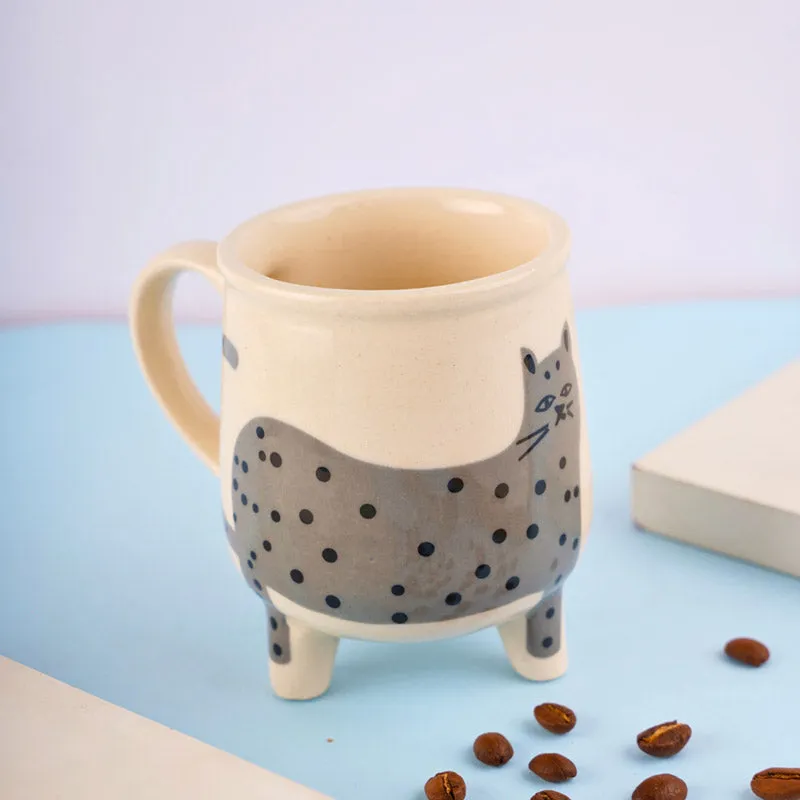 Polka Ceramic Tea Cup (250 mL) media 3