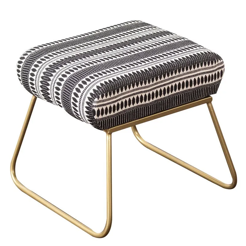 Pure Comfort Ottoman (Black,White) - Set Of Two media 5