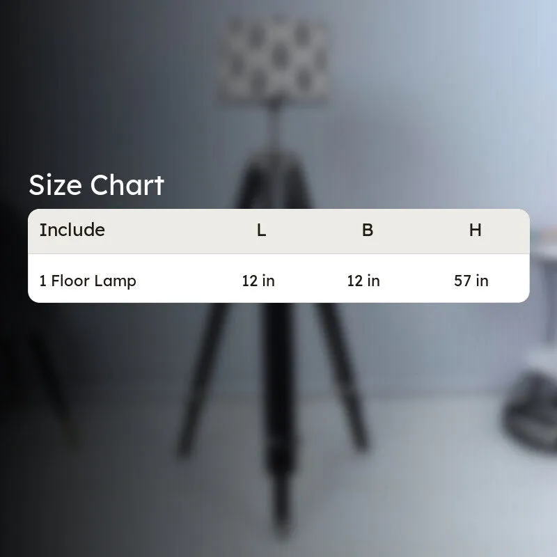 Tropica Printed Tripod Floor Lamp media 5