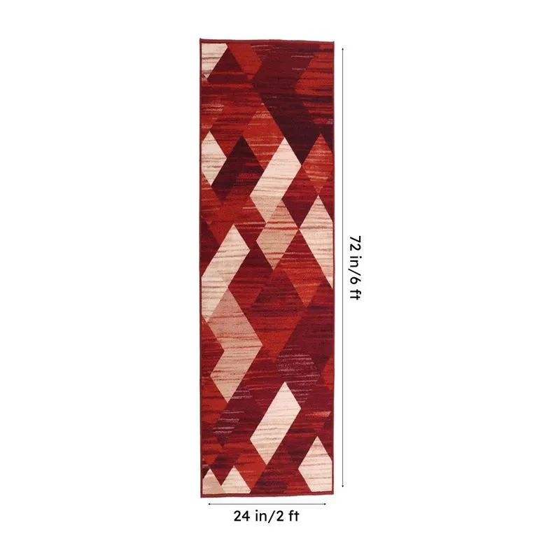 Meshra Nylon Runner Rug - Red media 8