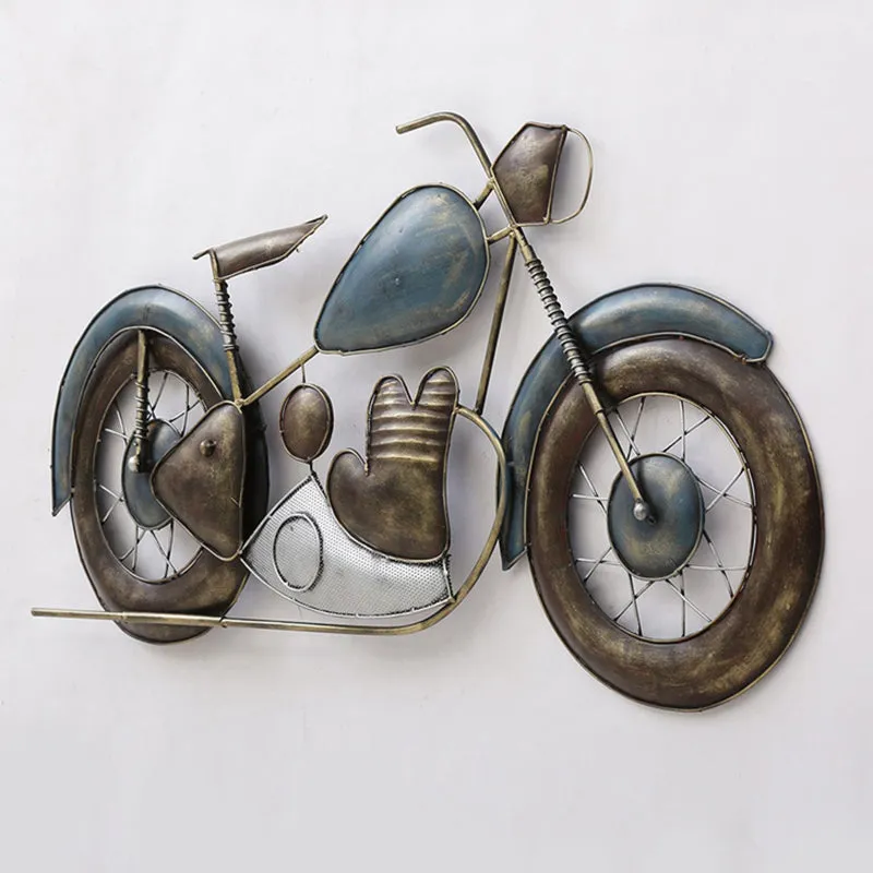 Antique Motorcycles Iron Wall Accent media 4