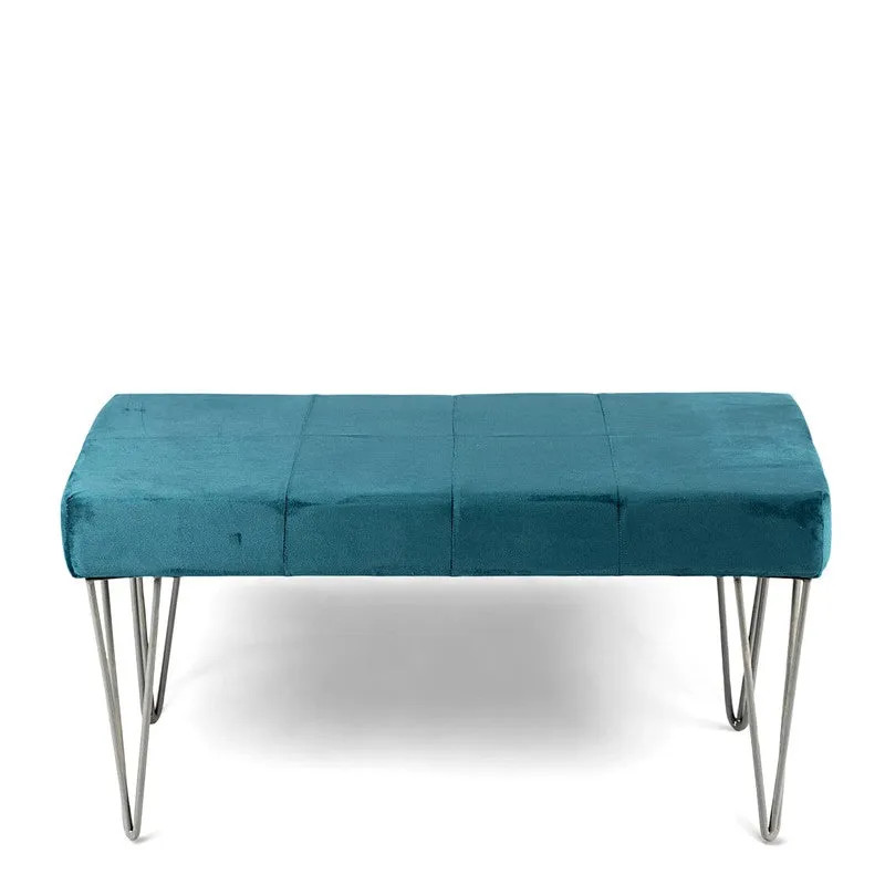 Ezaro Sheesham Wooden Bench - Blue media 3
