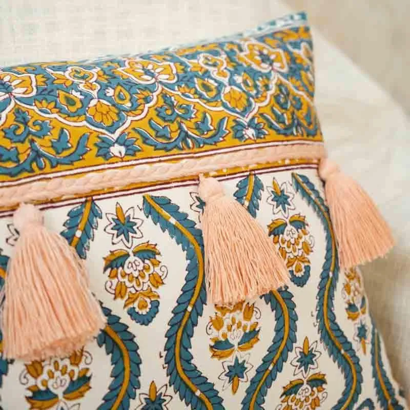 Meera Cushion Cover - Blue media 3