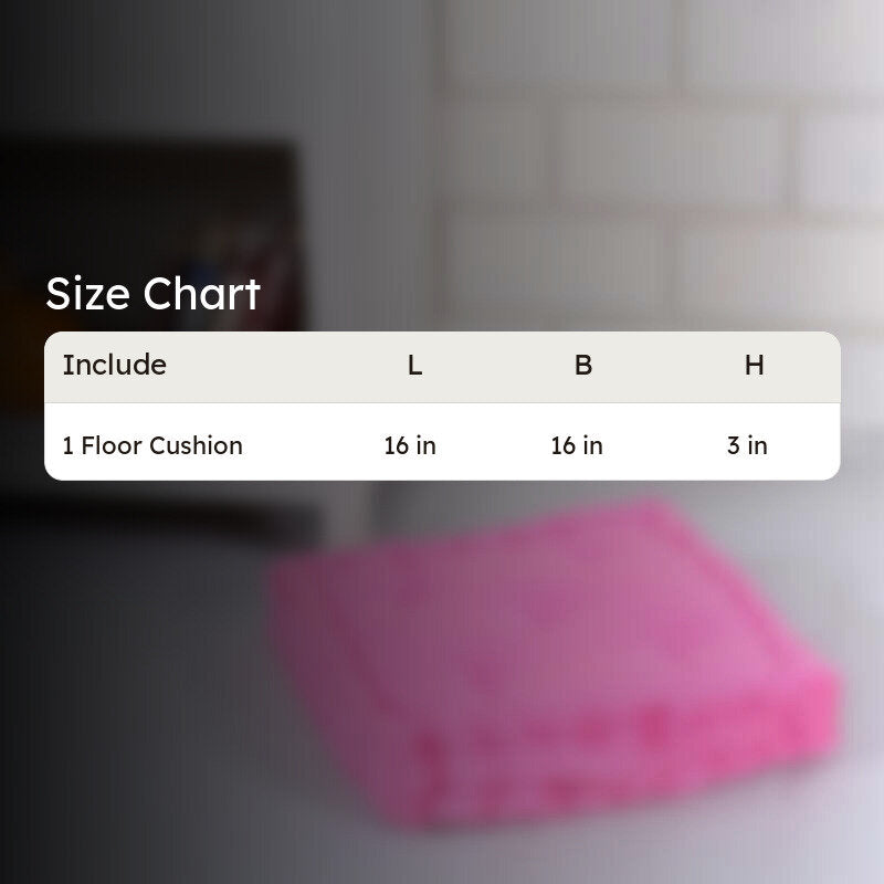 Roe Velvet Floor Cushion - Pink media 4