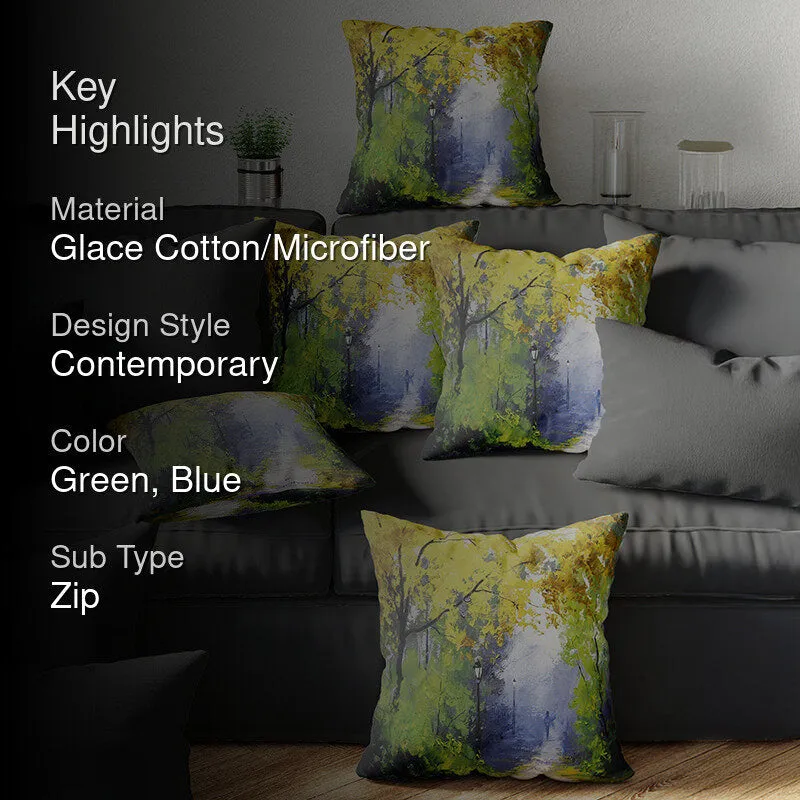 Aspen Printed Cushion Cover Set - Set Of Five media 2