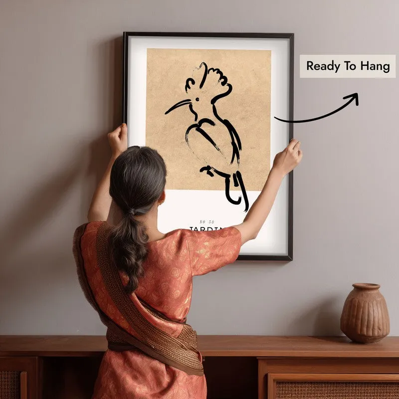 Gentle Wild Canvas Wall Painting With Black Frame media 6