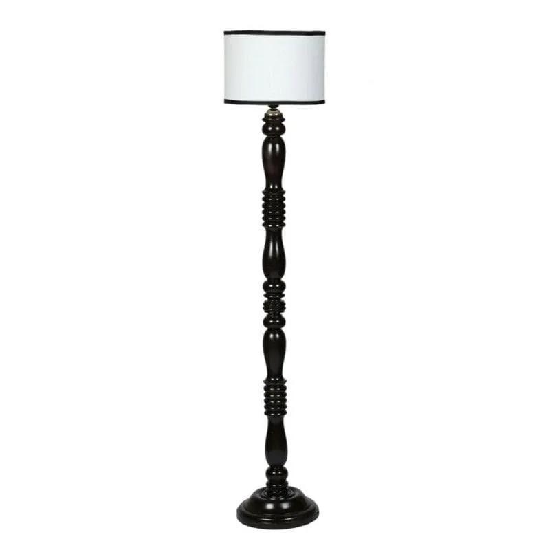 Twedie Floor Lamp - White & Black media 4