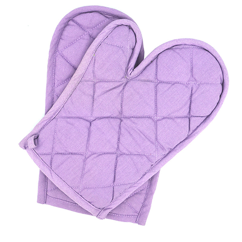 Swayam Garde Kitchen Gloves (Lavender) - Set Of Two media 4