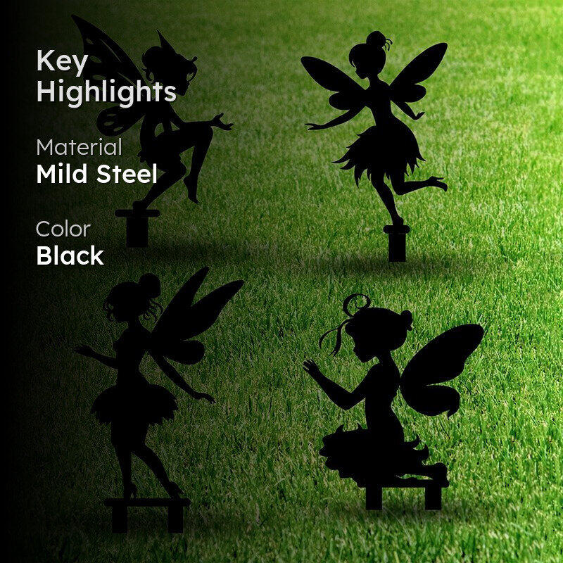 Fairy Dwell Garden Stake - Set Of Four media 2