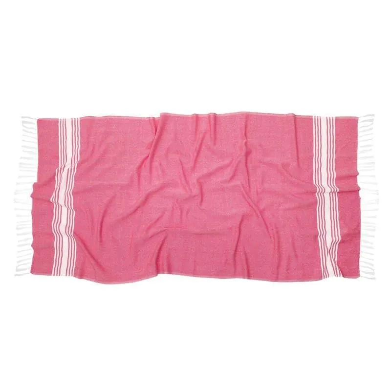 Striped Bliss Bath Towel - Coral media 4