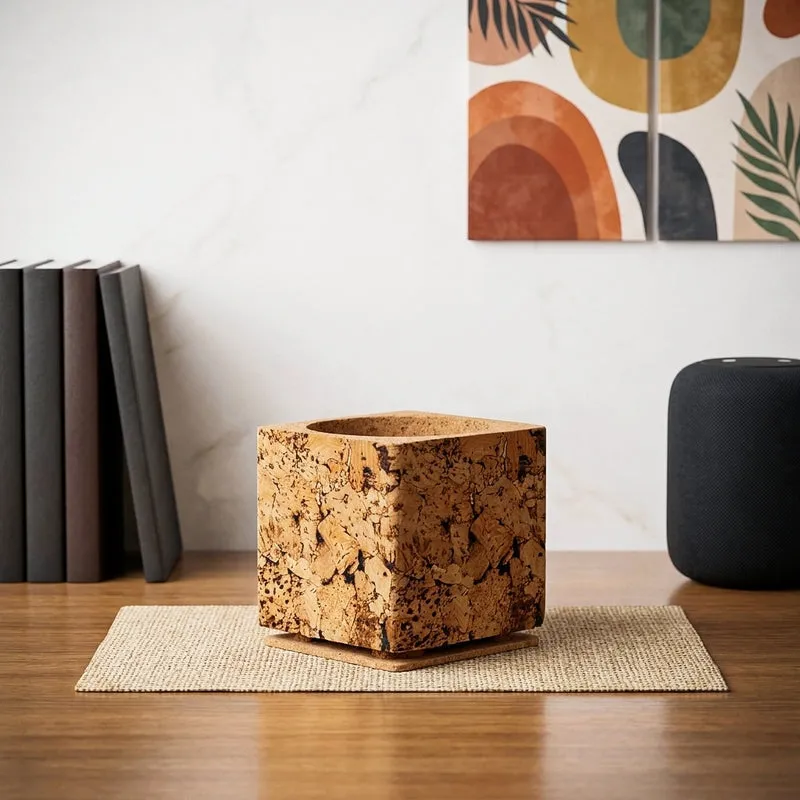 Cork Cozy Corner Planter media 1