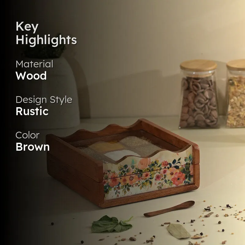 Spice Garden Wood Masala Box media 2