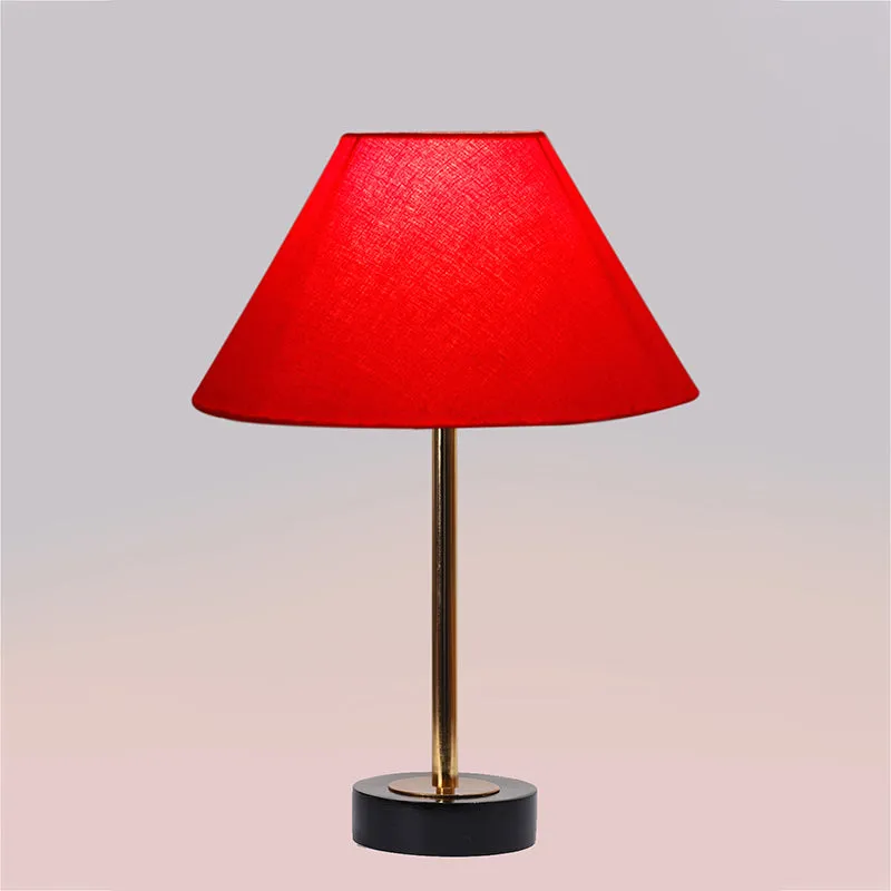 Cotin II Rodin Wooden Table Lamp - Red,Gold,Black media 5