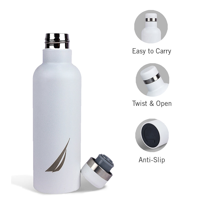 Nautica Cirrus Pure Insulated Stainless Steel Thermos (White) - 500 mL media 4