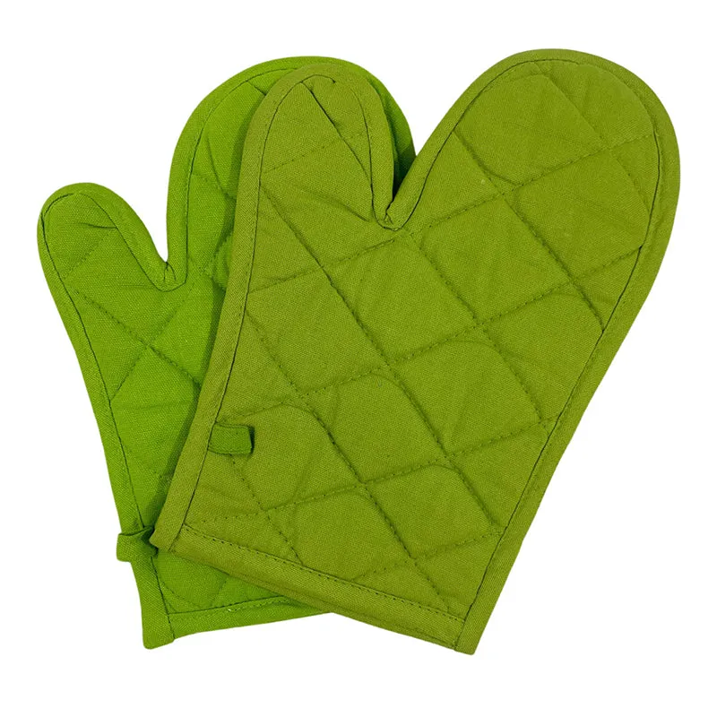 Swayam Garde Kitchen Gloves (Olive Green) - Set Of Two media 5