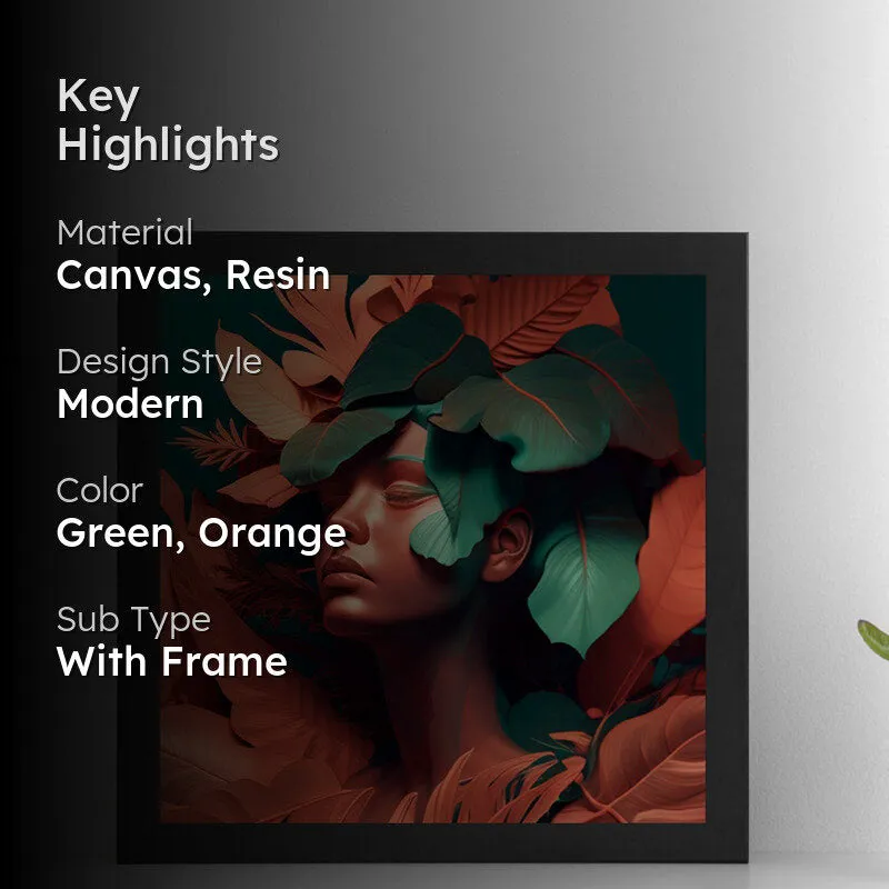Mother Nature Wall Art With Resin Frame media 2
