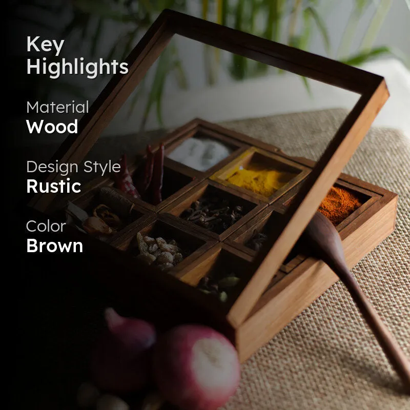 Amo Handcrafted Spice Box media 2