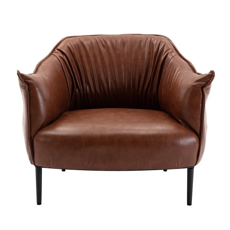 Elvora Neem Wood Accent Chair - Brown media 5