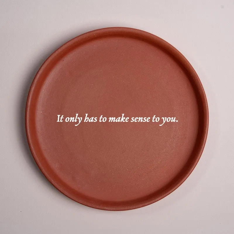 Self-assurance Terracotta Wall Plate media 3