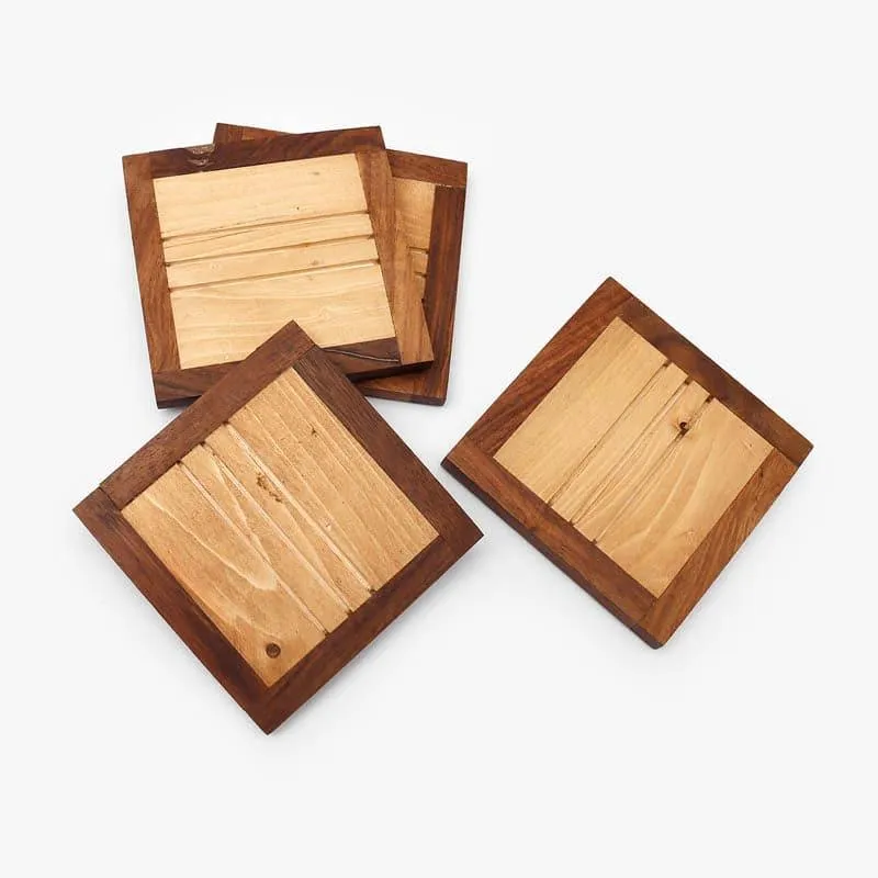 Wood Fusion Coaster - Set Of Four media 3