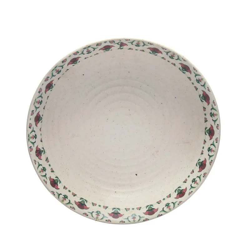 Rosette Multicolor Stoneware Snack Bowls - 1400 ML media 5