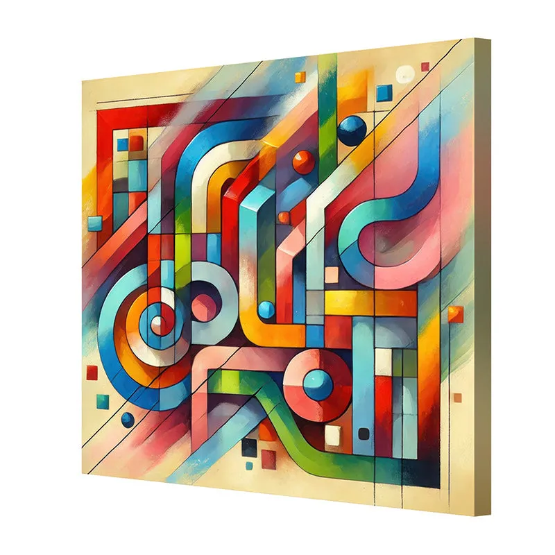 Zig-Zag Color Splash Wall Painting media 5