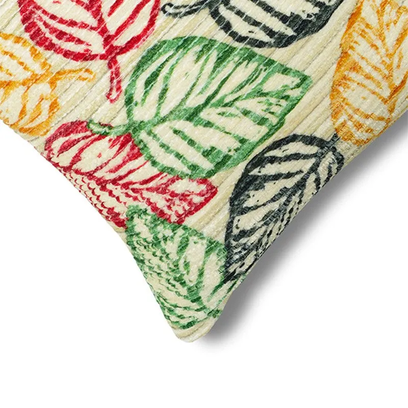 Squarecraft Cushion Cover (Yellow, Red) - Set Of Two media 4